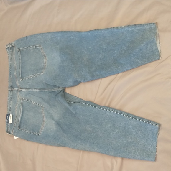 Old Navy extra stretch high rise OG straight leg jeans distressed - Picture 2 of 4